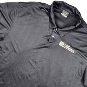 Nike Golf Dri-FIT Polo Shirt Mens 3XL Black Toyota Logo Short Sleeve Performance